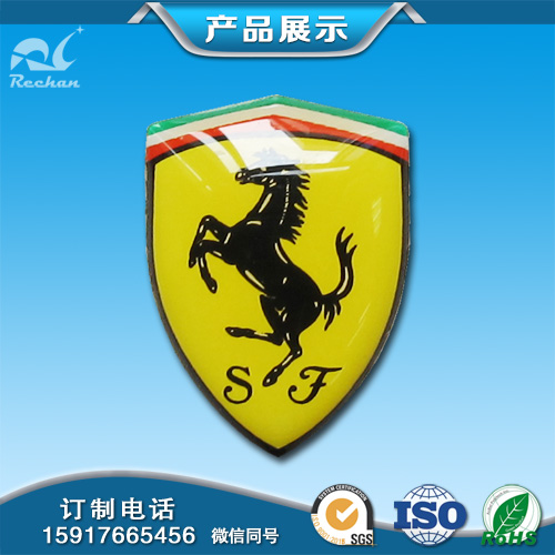 水晶滴胶标牌logo